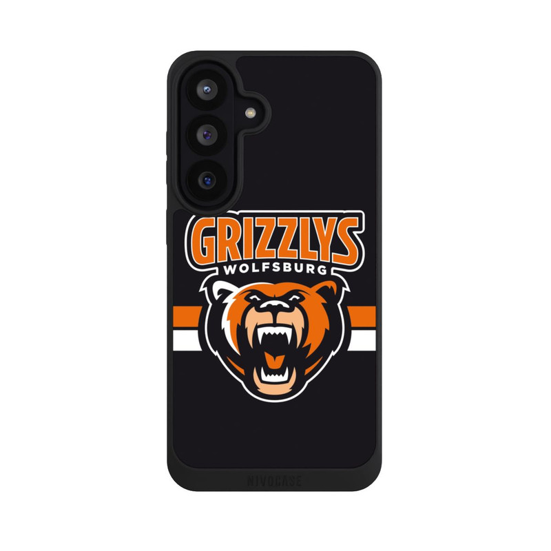 Galaxy S26 FE NIVOpure Logo Streifen Orange und Weiß 