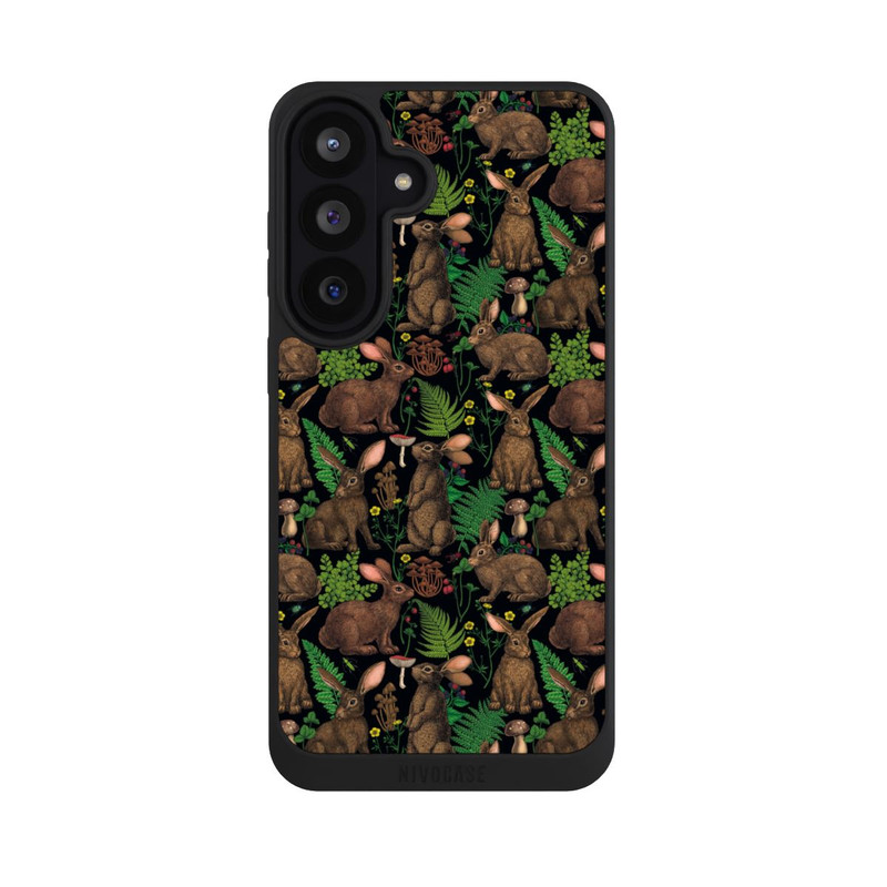 Galaxy S26 FE NIVOpure Rabbits and Woodland Flora