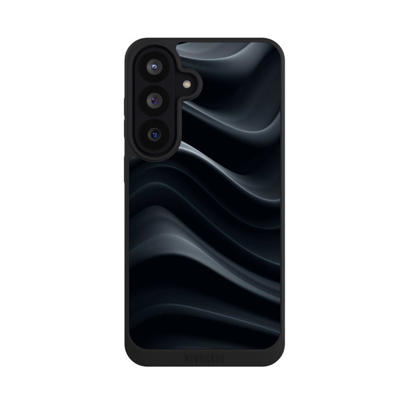 Galaxy S26 FE NIVOpure Black Waves Texture