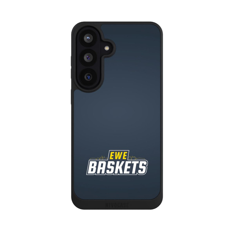 Galaxy S26 FE NIVOpure EWE Baskets Schriftzug Blau