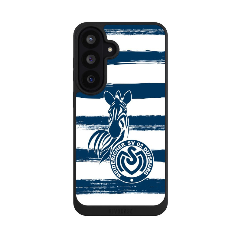 Galaxy S26 FE NIVOpure MSV Duisburg Blau Weiß Gestreift