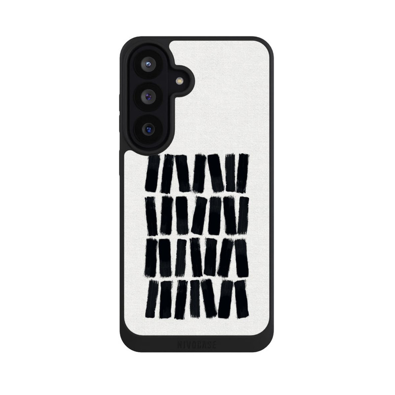 Galaxy S26 FE NIVOpure Schwarze Pinselstriche