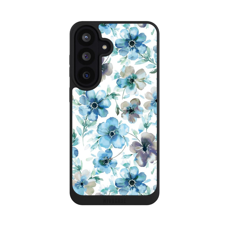 Galaxy S26 FE NIVOpure Blaues Blumenmuster Trendy