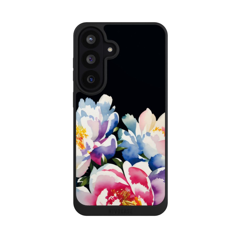 Galaxy S26 FE NIVOpure Aquarell Pfingstrosen