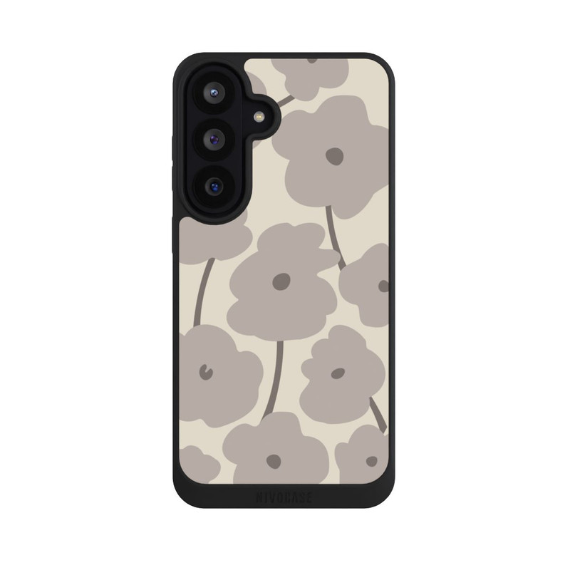 Galaxy S26 FE NIVOpure Minimalistische Blumen Beige