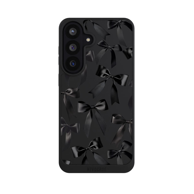 Galaxy S26 FE NIVOpure Schwarze Satinschleifen