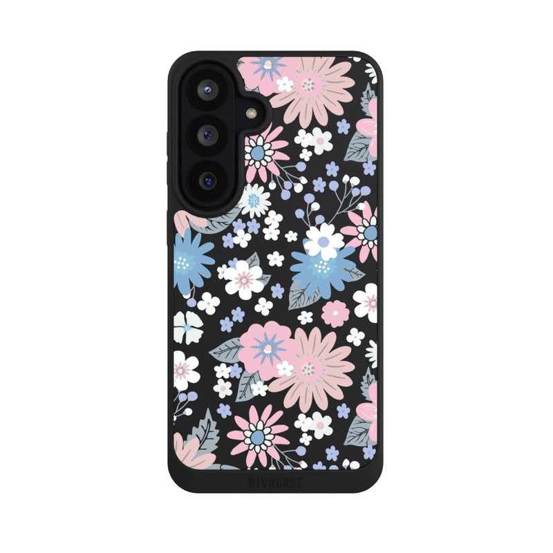 Galaxy S26 FE NIVOpure Wildblumenmuster Illustration Pastell Transparent