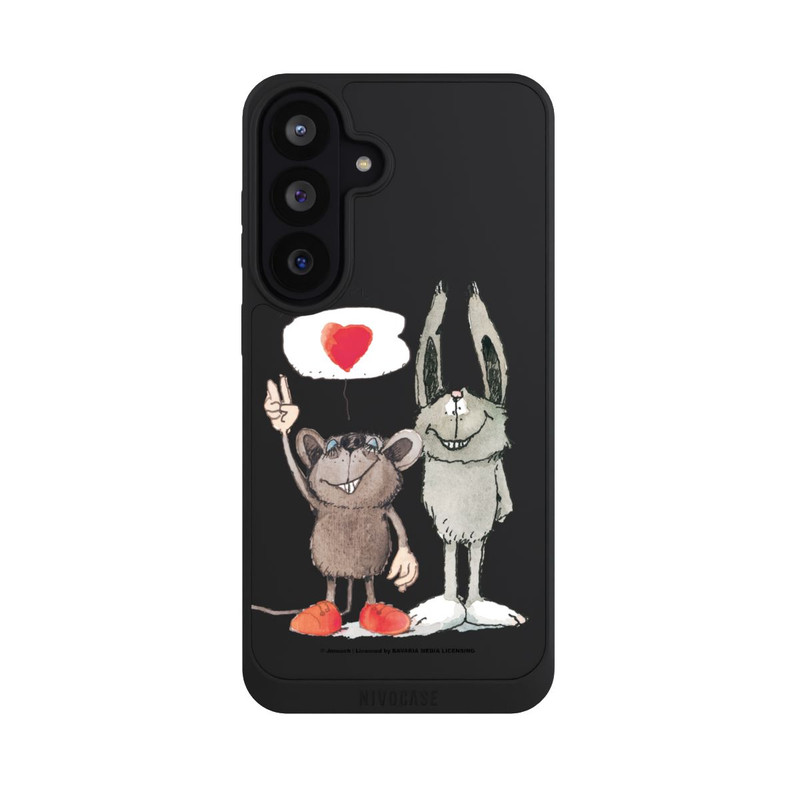 Galaxy S26 FE NIVOpure Maus und Hase Transparent