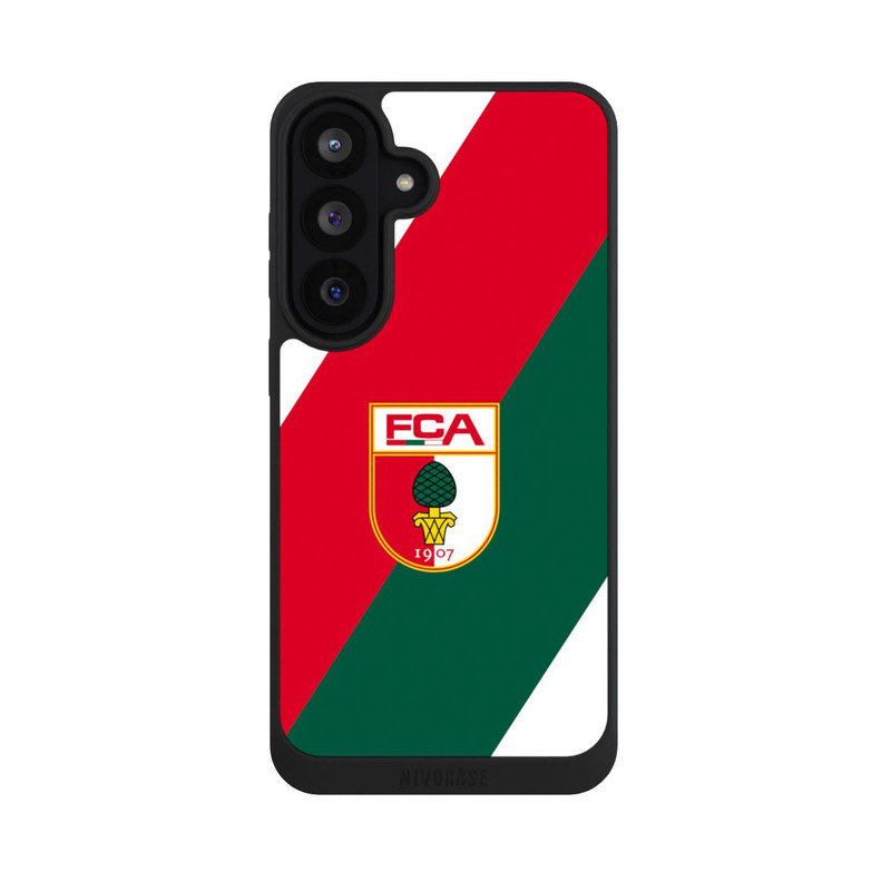 Galaxy S26 FE NIVOpure FC Augsburg Logo Rot Grün