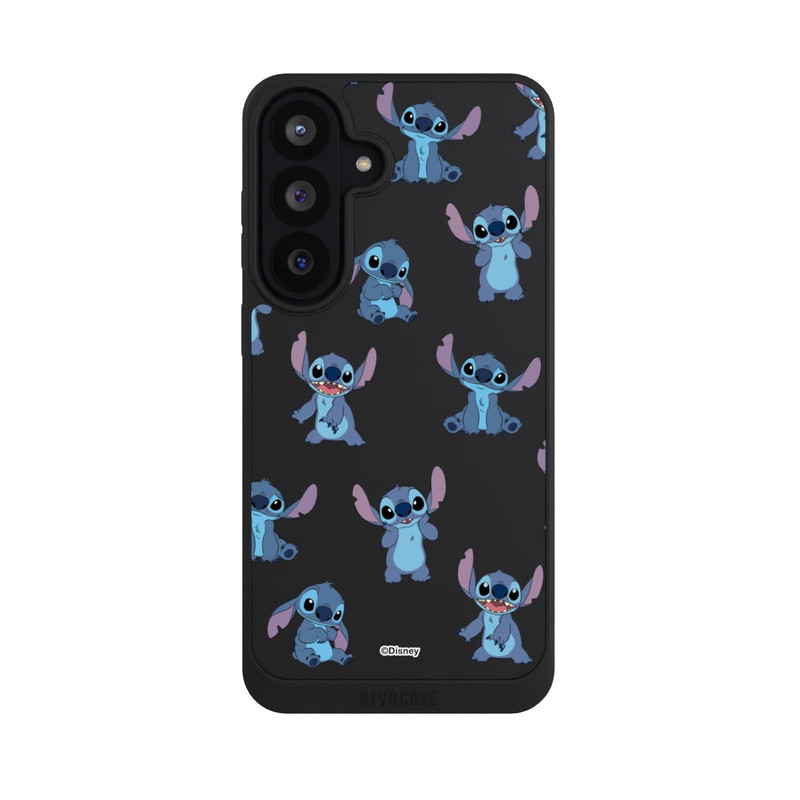 Galaxy S26 FE NIVOpure Stitch Faces Pattern Transparent