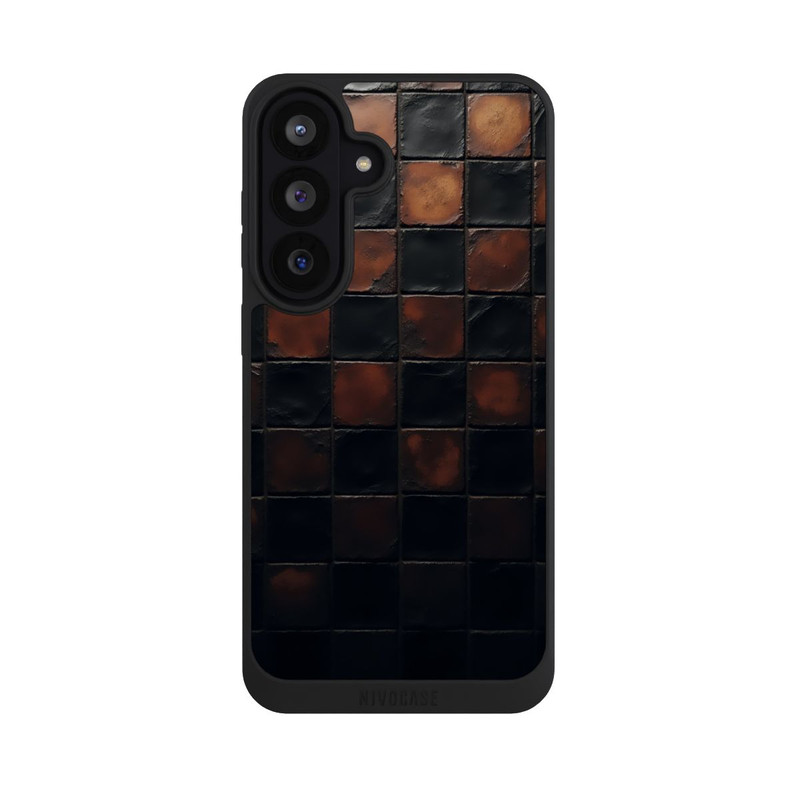 Galaxy S26 FE NIVOpure Checked Pattern Metallic Look with AI