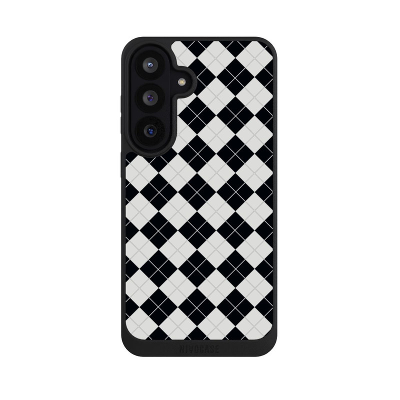 Galaxy S26 FE NIVOpure Poloshirt Karo Look