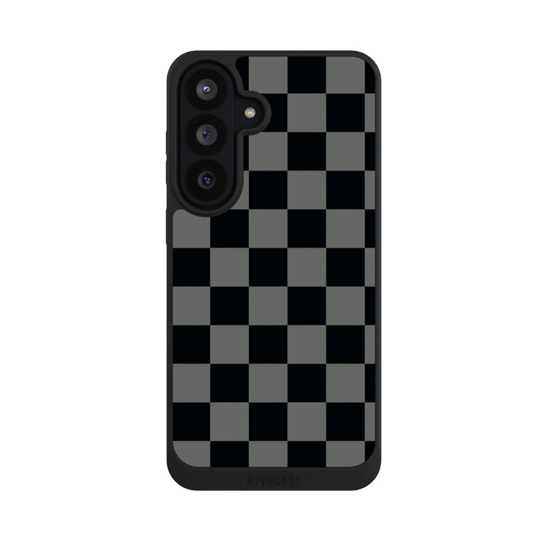 Galaxy S26 FE NIVOpure Schachbrett Schwarz Grau