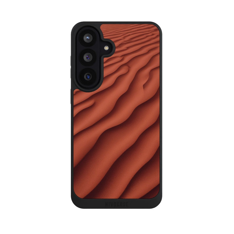 Galaxy S26 FE NIVOpure Structure de sable rouge avec AI