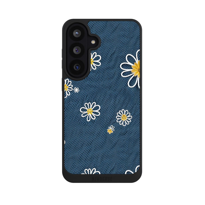 Galaxy S26 FE NIVOpure Jeans Flowers Pattern with AI