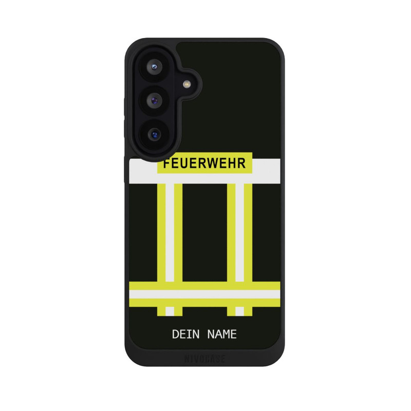 Galaxy S26 FE NIVOpure Feuerwehr Uniform Schwarz Personalisierbar