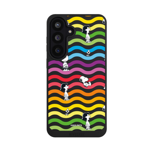 Samsung Galaxy S26 FE NIVOpure Snoopy Pattern Rainbow Transparent