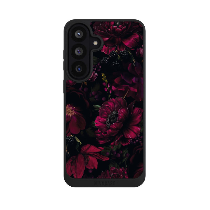 Galaxy S26 FE NIVOpure Dunkle Rote Blumen Liebe