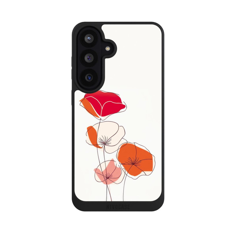 Galaxy S26 FE NIVOpure Mohn Line Art