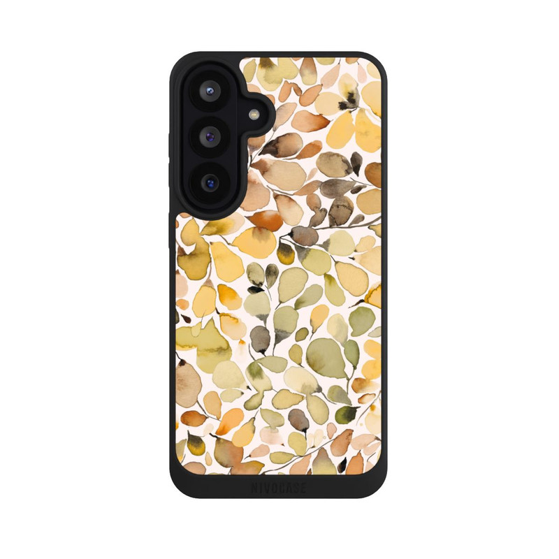 Galaxy S26 FE NIVOpure Eukalyptus Aquarellblätter Braun Herbst