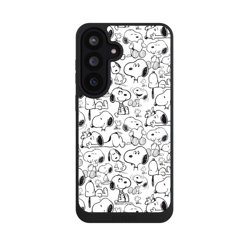 Galaxy S26 FE NIVOpure Classic Snoopy Pattern White