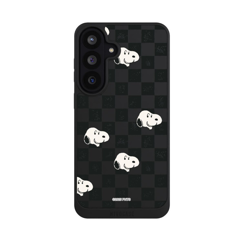 Galaxy S26 FE NIVOpure Snoopy Checked Pattern