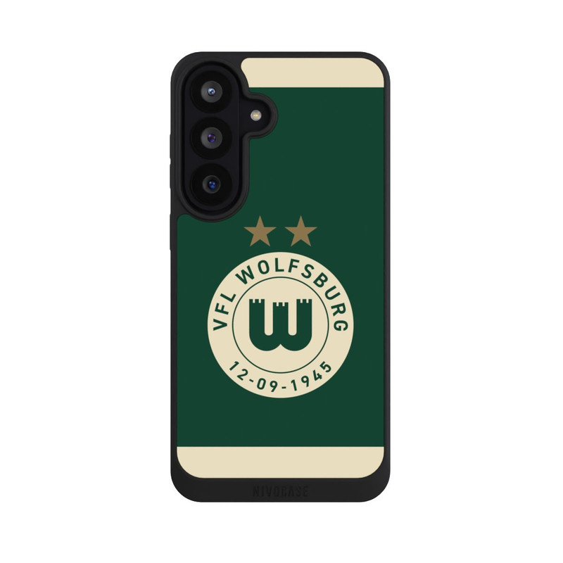 Galaxy S26 FE NIVOpure VfL Wolfsburg 80 Jahre Logo Frauen Streifen