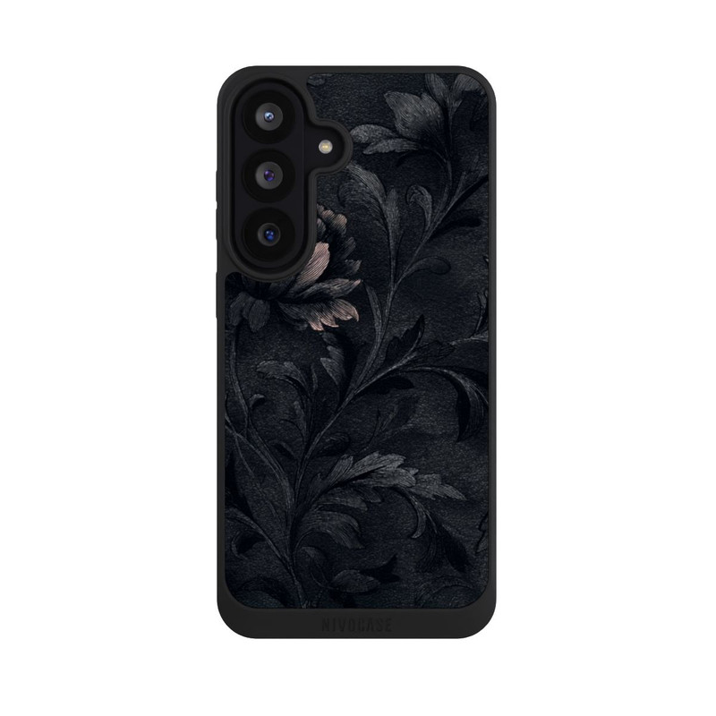 Galaxy S26 FE NIVOpure Dunkles Blumenmuster Vintage