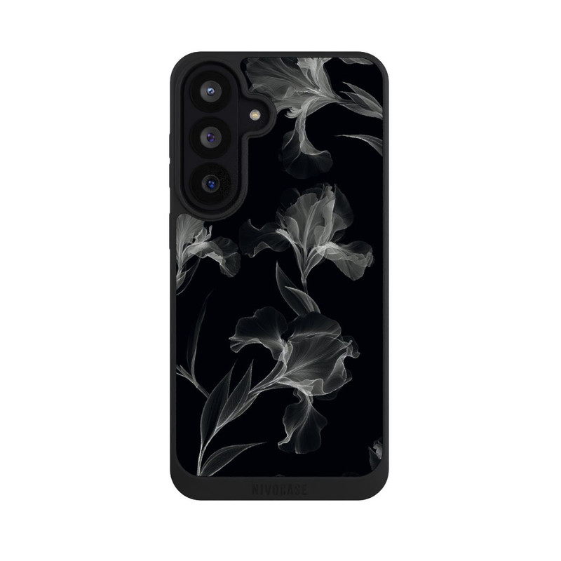 Galaxy S26 FE NIVOpure Blumen Schwarz-Weiß Röntgenaufnahme