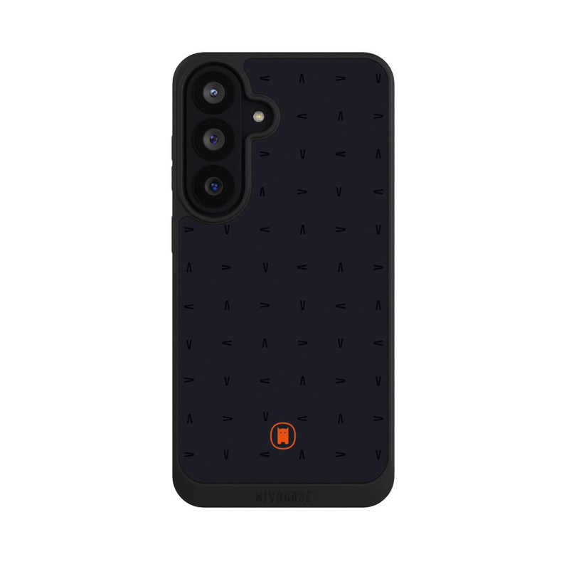 Galaxy S26 FE NIVOpure Nivocase Muster Dunkelgrau