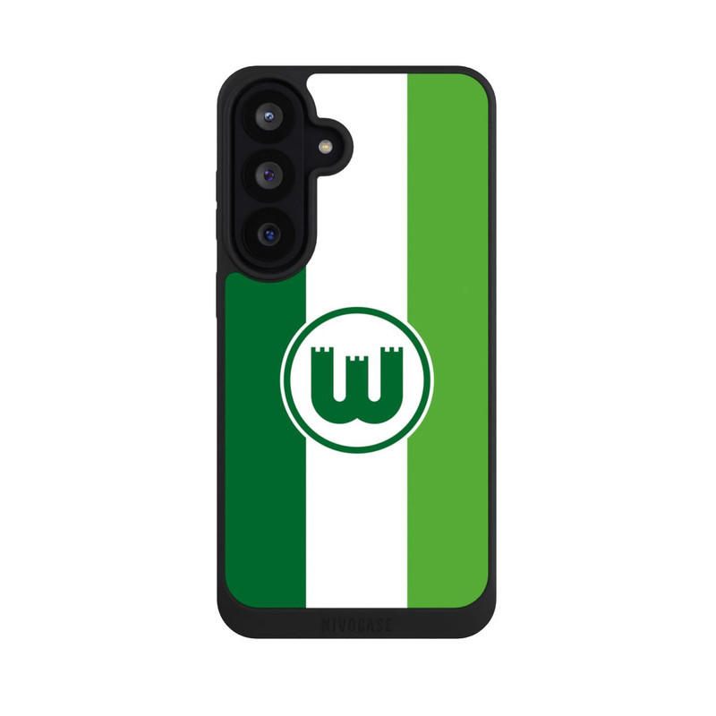 Galaxy S26 FE NIVOpure VfL Wolfsburg Zinnenwappen Streifen