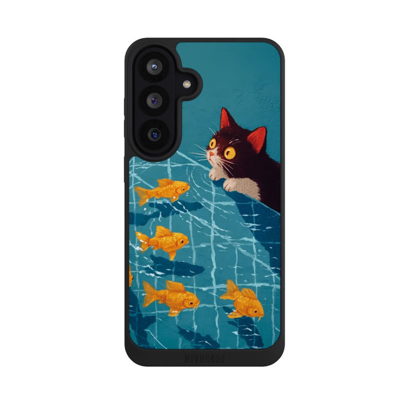 Galaxy S26 FE NIVOpure Die Katze im Pool mit KI