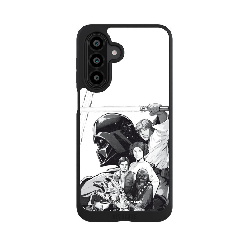 Galaxy A18 5G NIVOpure StarWars Charaktere - Schwarz-Weiß