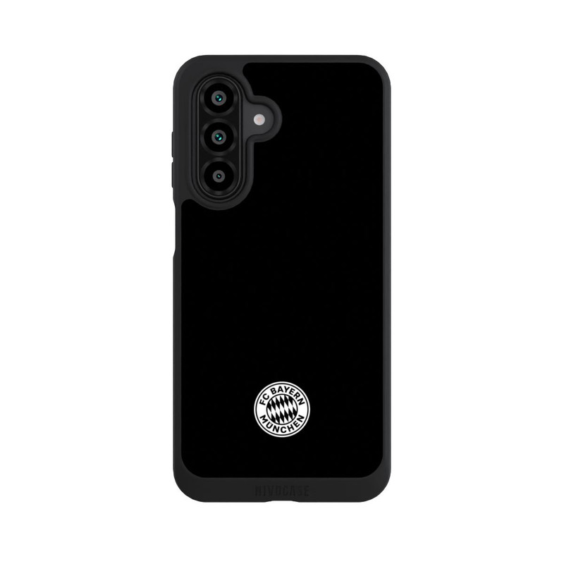 Galaxy A18 5G NIVOpure Klassisches FCB Logo Klein - Weiß auf Schwarz
