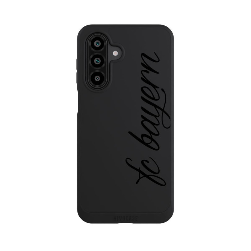 Galaxy A18 5G NIVOpure Schwarzes FCB Girlmotiv - ohne Hintergrund