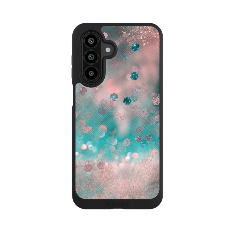 Galaxy A18 5G NIVOpure Türkis-glamouröser Glitzerlook