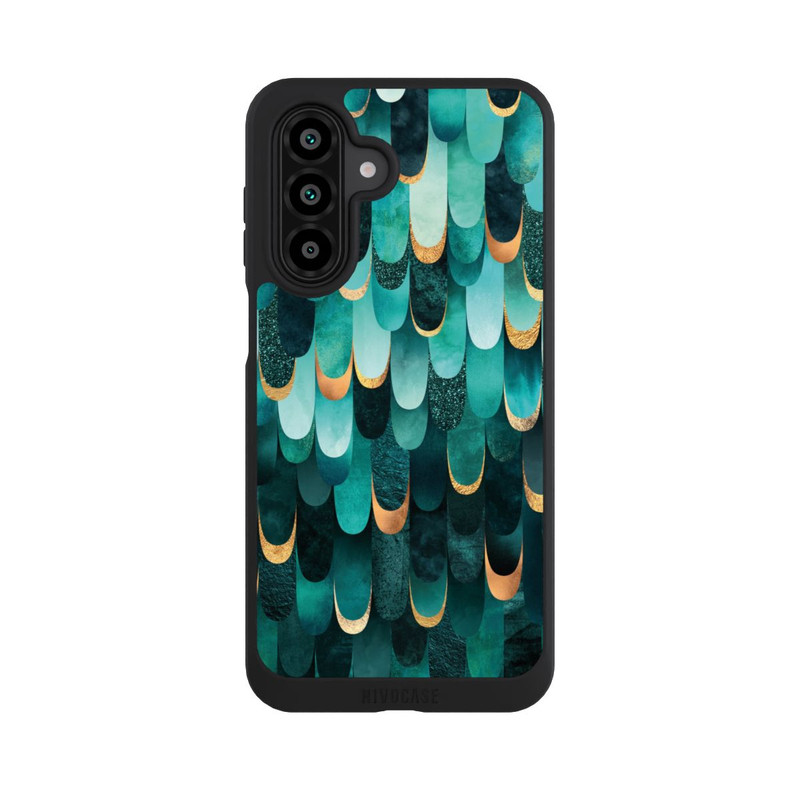 Galaxy A18 5G NIVOpure Gefiedert Türkis Golddruck