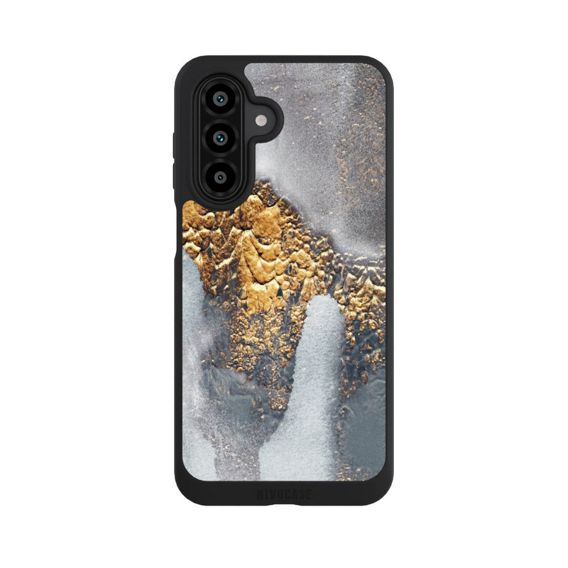 Galaxy A18 5G NIVOpure Beton-Gold-Glitzerlook