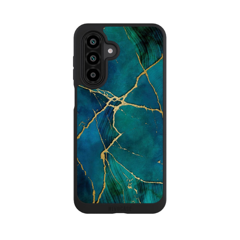Galaxy A18 5G NIVOpure Look minéral glamour bleu or