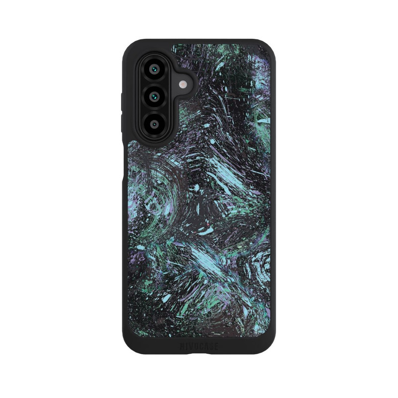 Galaxy A18 5G NIVOpure Abstrakt tropfender Staub lila