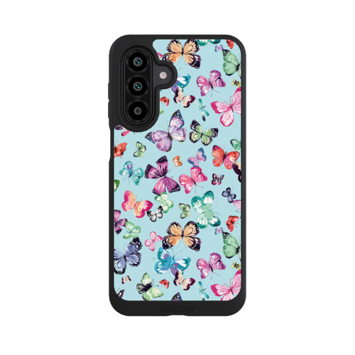 Samsung Galaxy A18 5G NIVOpure Schmetterlinge rosa orange blau