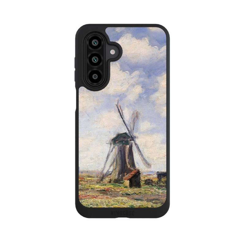 Galaxy A18 5G NIVOpure Tulpenfelder mit der Rijnsburger Windmühle von Claude Monet