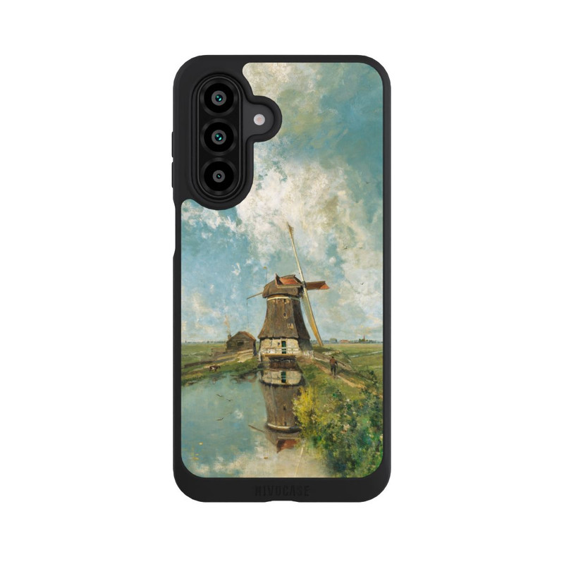 Galaxy A18 5G NIVOpure A Windmill on a Polder Waterway
