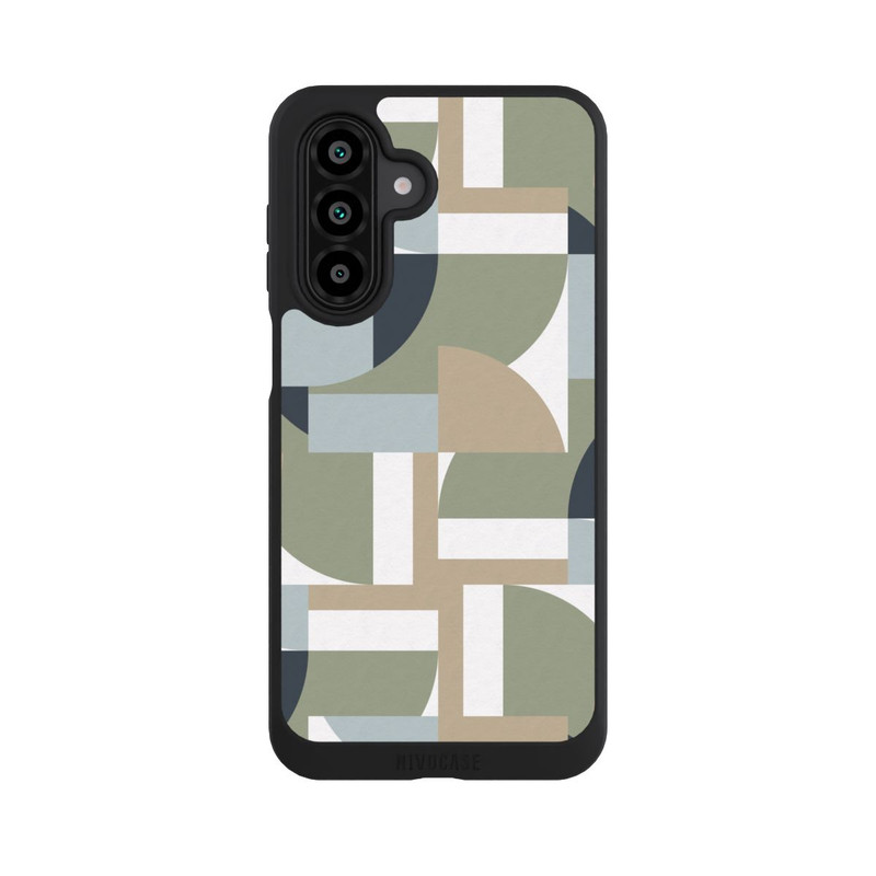 Galaxy A18 5G NIVOpure Futuristische Bauhaus Polygone Beige