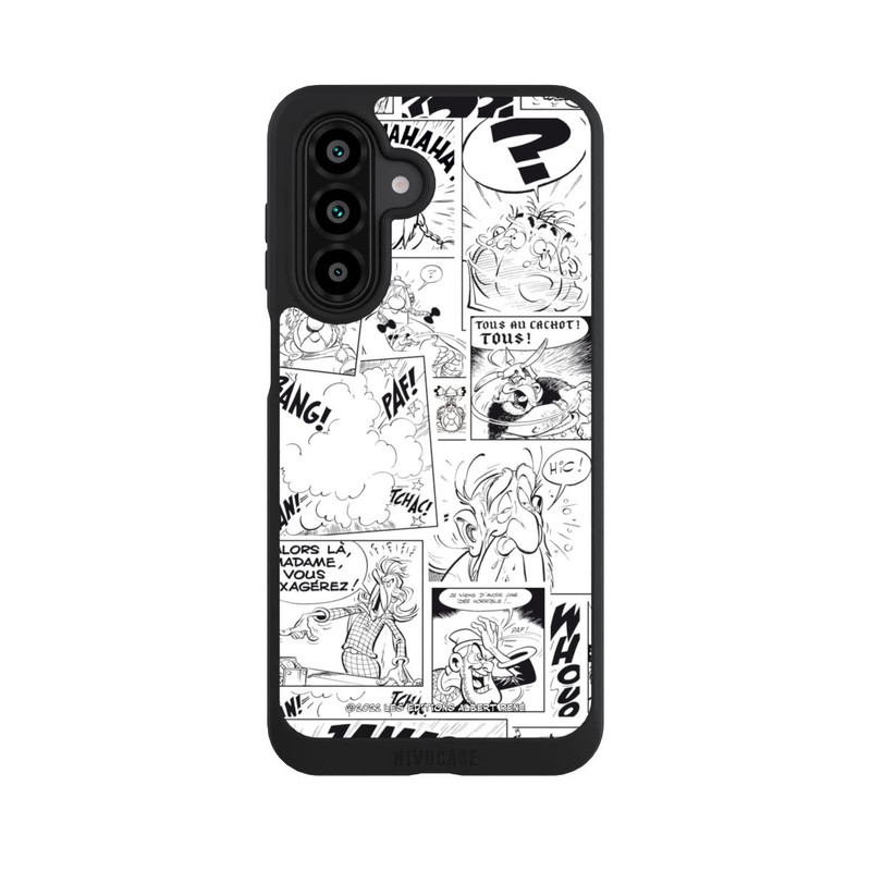 Galaxy A18 5G NIVOpure Asterix Comic Schwarz und Weiß