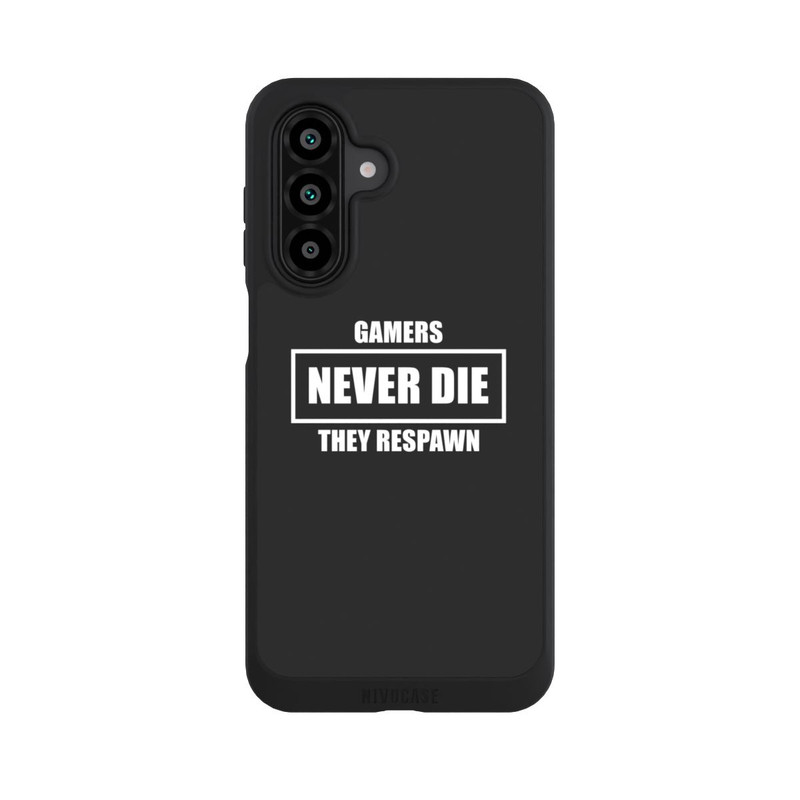 Galaxy A18 5G NIVOpure GAMERS NEVER DIE. THEY RESPAWN.