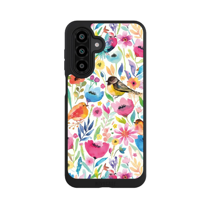 Galaxy A18 5G NIVOpure Oiseaux et fleurs fantaisistes