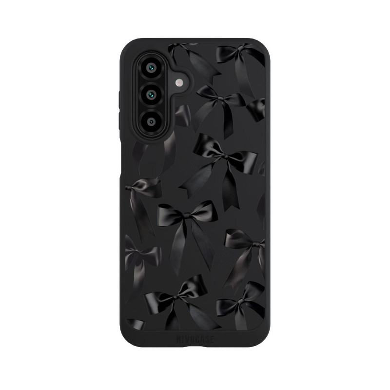 Galaxy A18 5G NIVOpure Schwarze Satinschleifen