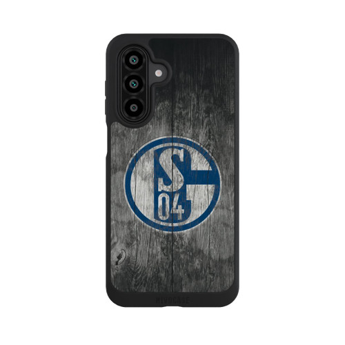 Samsung Galaxy A18 5G NIVOpure Schalke 04 Holz Look