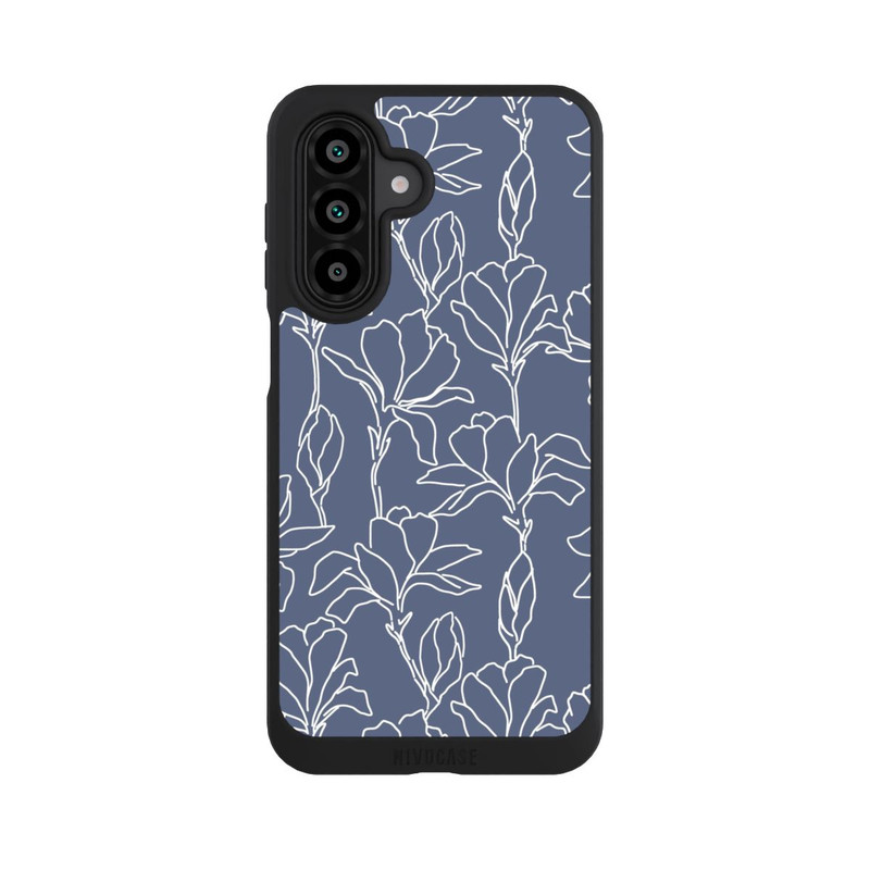 Galaxy A18 5G NIVOpure Flower Silhouettes on Blue